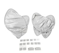 Sxhlseller Parasol de Techo de Vidrio Tipo Dividido para Tragaluz de Automóvil, Gasa de Cristal de Hielo Reflectante UV con Marco de Aleación de Acero con Alto Contenido de Manganeso y Aislamiento