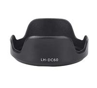 Sxhlseller Parasol para Canon Lente PowerShot SX30 SX20 SX10 IS SX1, LH-DC60 Parasol para Lente de Montaje de Cámara de Plástico Negro…