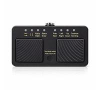 Sxhlseller Pedal Inalámbrico para Cambio de Página para Control de Partituras, Funcionamiento Silencioso para Estudio de Grabación, Carga USB, para Tableta, Portátil, PC, Plástico