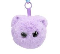 Sxhlseller Peluche de Gato Inteligente con IA, Compañero Parlante Interactivo con Chat Multilingüe, Juego de Roles Adaptativo, Aplicación de Clonación de Voz, Robot con IA de Aprendizaje (Purple)