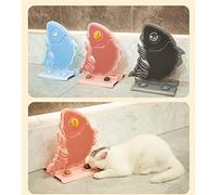 Sxhlseller Peluquería Automática Extraíble para Gatos, Recargable con Cepillo para Hierba Gatera, Barra Compacta para Frotar Gatos, Fácil de Usar (Pink)