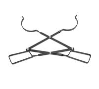 Sxhlseller Pinzas de Tijera para Fogatas de 26 Pulgadas de Largo | Agarrador de Troncos de Hierro Plegable de Alta Resistencia para una Distancia de Calor Segura