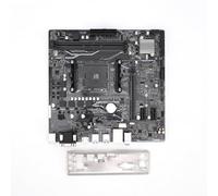 Sxhlseller Placa Base A320M K, Zócalo AM4 para CPU Ryzen Athlon, DDR4 3200MHz OC, M.2 NVMe, USB 3.0, VGA, 22,5x22cm ATX, con Soporte 0 1 10