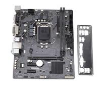 Sxhlseller Placa Base para Computadora H410M S2, Placa Base M ATX para CPU LGA 1200 de 10.a Generación con 2 Ranuras DDR4 2933 MHz, Salida VGA DVI, para Diseño de Juegos en el Hogar