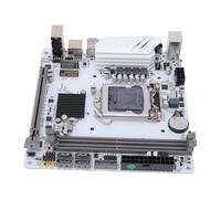 Sxhlseller Placa Base para Computadora ITX con Memoria DDR4 de Doble Canal, Disipador Térmico de Aleación de Aluminio, Interfaz SSD M.2 NVMe de Alta Velocidad, PCIe 3.0 X16, Salida de Video Dual VGA