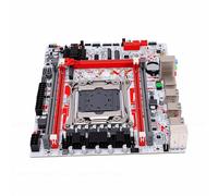 Sxhlseller Placa Base para Juegos X99 LGA 2011-3 para Xeon E5 V3 V4 DDR3 CPU 4 Canales 128GB Micro ATX con M.2 NVMe Potencia de 8 Fases