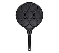 Sxhlseller Plancha de Cocina Divertida con 7 Moldes |Mini Sartén Antiadherente para Tortitas de Huevo para Niños, Fabricante de Frutas y Verduras con Forma de Dibujos Animados, Aleación de Aluminio