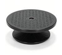 Sxhlseller Plataforma Giratoria para Pulverización de pintura: Soporte de Trabajo Giratorio de Plástico ABS para Pintar, Esculpir, Decoración de Pasteles, Construcción de Modelos y