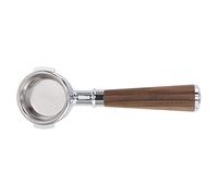 Sxhlseller Portafiltro sin Fondo de 2.283 in, Portafiltro Desnudo de Aleación de Aluminio de 2 Orejas con Cesta de Filtro, Compatible con Barista Express, Rancilio Silvia, Pro (Escriba una rama de