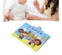 Sxhlseller Póster de Aprendizaje Musical ABC | Gráfico de Pared Interactivo Parlante para Niños Pequeños con Luces, Juguete Educativo Recargable para Letras, Palabras, Números y Ortografía