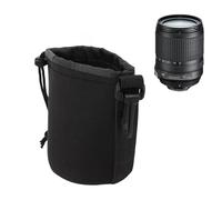 Sxhlseller Práctica Bolsa para Lentes de Cámara Impermeable, a Prueba de Golpes, Resistente a los Arañazos para 18-105mm F/3,5-5,6G, Gancho para Cinturón, Cierre de Goma, Viaje, Ligero