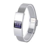 Sxhlseller Pulsera Inteligente, IPX8 Bluetooth 5.3 Fitness Tracker para Mujeres, Modos Multideportivos, Monitor de Sueño, Control Remoto de Cámara (Silver)
