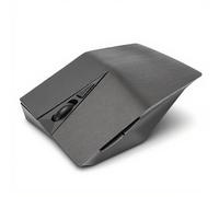 Sxhlseller Ratón Inalámbrico, Silencioso 6 Teclas Cool Mouse, 800/1200 dpi Ajustable, Rango de 10 M de Suspensión Automática, Diseño Lineal, Receptor USB Plug Play para PC Portátil (Black)