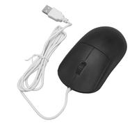 Sxhlseller Ratón óptico con, Diseño Ergonómico Ratón con óptico 1200DPI USB con Plug and Play para Portátiles, Ordenadores de Escritorio (Negro)