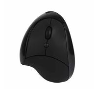 Sxhlseller Ratón Ratón Vertical Profesional Ratón óptico Vertical Ratón Inalámbrico Mano Portátil Empuñadura Ergonómica para Juegos de Oficina Ratones Inalámbricos (Negro)