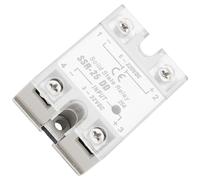 Sxhlseller Relé de Estado Sólido SSR-25DD 25A Control Industrial | Módulo de conmutación sin chispas, Relé de salida sin ruido, Emparejamiento de controladores de temperatura,
