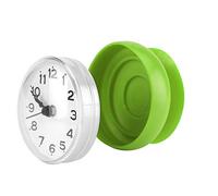 Sxhlseller Reloj de Pared con Ventosa, Reloj de Pared con Ventosa, Reloj de Ducha Resistente al Agua, Mini Reloj Redondo, Accesorios de baño para la Cocina Baño