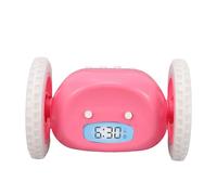 Sxhlseller Reloj Despertador Extra Ruidoso con Ruedas, Reloj Despertador Digital con Vibración Inteligente para Personas Que Duermen Mucho, Adultos, Niños y Adolescentes, Fácil