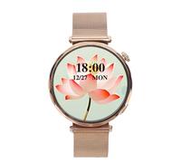 Sxhlseller Reloj Inteligente con Llamada, Rastreador de Ejercicios con Pantalla Táctil Redonda de 1,6 Pulgadas con Modos Múltiples Deportivos IP67 a Prueba de Agua, para Mujeres iOS