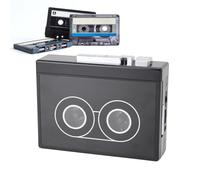 Sxhlseller Reproductor de Casete Estéreo Retro con Auriculares, Bluetooth 5.0 Vintage Auto Reverse USB Cassette a MP3 Converter, Reproducción y Control de Casetes (A)