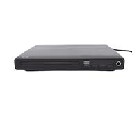 Sxhlseller Reproductor de DVD, Interfaz Multimedia HD 1080P Reproductor de CD Estéreo Doméstico Pequeño con Control Remoto de Reproducción de MP3 USB de 6,5 Mm, para Soporte de TV Estándares