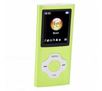 Sxhlseller Reproductor de MP3 Bluetooth de 32 GB 5.3 |Pantalla de 1,8 Pulgadas Sonido HiFi, Radio FM, Tiempo de Reproducción 30H, Ranura Micro SD 64GB, para Deportes y Viajes Gris Plata (Green)