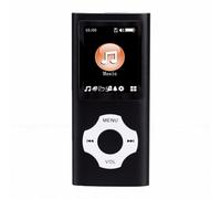Sxhlseller Reproductor de MP3 con Bluetooth 5.3, Reproductor de Música con Sonido HiFi con Pantalla de 1,8 Pulgadas, Compatible con Tarjeta TF de hasta 64 GB, Lector de Libros Electrónicos (Black)