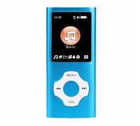 Sxhlseller Reproductor de MP3 con Bluetooth 5.3, Reproductor de Música con Sonido HiFi con Pantalla de 1,8 Pulgadas, Compatible con Tarjeta TF de hasta 64 GB, Lector de Libros Electrónicos (Blue)