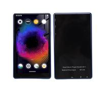 Sxhlseller Reproductor de MP3 de 5 Pulgadas con Bluetooth 5.0 WiFi, Reproductor de Música HiFi sin Pérdidas de 128 GB, Pantalla Táctil, Radio FM, Libro Electrónico para Audiolibros para Niños (Blue)