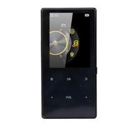 Sxhlseller Reproductor MP3 Bluetooth HiFi con Memoria de 32 GB, Pantalla Táctil de 2,4 Pulgadas, Aleación de Zinc, 1500 MAh, Tiempo de Reproducción de 90 Horas, Grabadora de Radio FM DSD