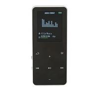 Sxhlseller Reproductor MP3 con Bluetooth, Reproductor de Música Portátil con Pantalla de 1,8", de Música Digital Grabadora de Voz, Auriculares Incluidos, Compatible con Tarjeta (Silver)