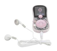 Sxhlseller Reproductor MP3 MP4 con Pantalla de 1,77 Pulgadas, Dispositivo de Música Portátil con Altavoz, Radio FM, Grabadora de Voz, Lector de Libros Electrónicos y Giroscopio de Dedo, Rosa 64 GB