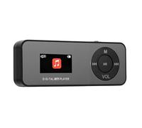 Sxhlseller Reproductor MP3, Reproductor de Música Bluetooth 5.1 con Altavoz HD Radio FM Grabadora de Voz Función de Libro Electrónico Dispositivo de Audio Portátil for Estudiantes Viajes (Black)
