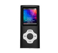 Sxhlseller Reproductor MP3, Reproductor de Música HiFi Bluetooth 5.3 con Radio FM y Pantalla de 1,8 Pulgadas, Reproductores de Audio Portátiles de 32 GB para Deportes y Exteriores (Black)