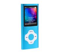 Sxhlseller Reproductor MP3, Reproductor de Música HiFi Bluetooth 5.3 con Radio FM y Pantalla de 1,8 Pulgadas, Reproductores de Audio Portátiles de 32 GB para Deportes y Exteriores (Blue)