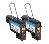 Sxhlseller Repuesto de Cabezales de Impresión para 940 C4900a C4901a para la Serie 8000 8500, Cabezal de Impresión de Repuesto(Negro y Amarillo + Rojo y Azul)