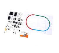 Sxhlseller Robot Car para Principiantes: Programación Gráfica de IA con Evitación de Obstáculos y Reconocimiento de Objetivos de Color, Sensor de Seguimiento de Línea de 4 Canales, Motores