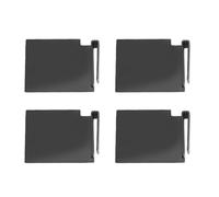 Sxhlseller Separadores de Tarjetas ABS Negros, Paquete de 20, Clips de 4 Mm | Portatarjetas Seguro para Tarjetas de Béisbol Deportivas, Organizador Ajustable