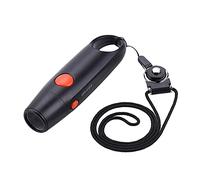 Sxhlseller Silbato De Árbitro Electrónico Forma De Cilindro Claro Fuerte Supervivencia Al Aire Libre, Entrenamiento Deportivo, Silbato De Porristas para Juegos De Fútbol De Baloncesto - Negro