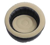 Sxhlseller Silla Inflable Sofá De Aire, Sofá Inflable Ergonómico Portátil De PVC Flocado, Sillón Inflable Al Aire Libre para Acampar Noche De Película, para Exteriores Y Sala De Estar (Brown)