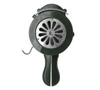 Sxhlseller Sirena de Manivela Ajustable, Alarma Manual de Aleación de Aluminio para Señal de Emergencia, Alarma de Seguridad para Prevención de Inundaciones en Depósitos de Petróleo (Green)