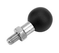 Sxhlseller Soporte de Cabeza de Bola para Espejo Retrovisor de Motocicleta, Montaje de Rosca para Diestros a Prueba de Herrumbre para Varios Modelos y Soportes (M8*1.25)