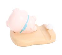 Sxhlseller Soporte de Cerdito de Dibujos Animados, Porta Teléfono de | Diseño divertido, Soporte estable, Ligero, Fácil mantenimiento, Se adapta a varios dispositivos