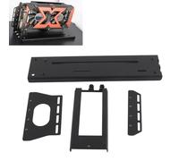 Sxhlseller Soporte de GPU, Soporte de GPU de Tarjeta Gráfica Vertical Ajustable con Iluminación LED ARGB 7 Ranuras PCI, Tarjeta Gráfica PCI E 3.0 X16 Soporte de Caída de Imán VGA (26 * 8,2 * 12,8 cm)