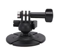 Sxhlseller Soporte para Cámara de Acción, Cabezal Esférico Ajustable en 360 Grados, Soporte de Base Adhesivo de Dos Puntas, para Casco, Coche, Disparo POV, Adaptador Portátil con Tornillo