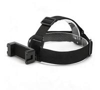 Sxhlseller Soporte para Correa para la Cabeza con Clip para Teléfono, Diadema Elástica Ajustable para Cámara de Acción, Teléfono Inteligente, Zapata Fría con Giro de 120° para Vlogging,
