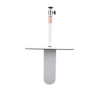 Sxhlseller Soporte para Proyector de Cama, Altura Ajustable de 25 a 35 Cm, Soporte para Proyector con Rotación de 360 ° con Tornillo de 1/4 de Pulgada, para de sofá Cama (White)