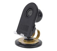 Sxhlseller Soporte para Teléfono con Altavoz, Altavoz de Inducción BT con Rotación de 360 Grados de Carga Inalámbrica, con Reconocimiento Automático, para Escritorio, Coche, Cocina, Oficina