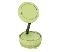 Sxhlseller Soporte para Teléfono Magnético de Doble Cara con Succión Al Vacío, Soporte Giratorio Plegable para Coche para una Amplia Aplicación (Verde Fluorescente)