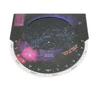 Sxhlseller Star Finder & Constellation Locator para Astronomía, Mapa de Estrella de Planisferio Giratorio para 30-50 Grados de Latitud Norte, Accesorio de Telescopio para Principiantes y